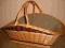 DUŻY kosz wiklinowy KOSZYK NA DREWNO do kominka