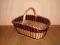 WIKLINOWY KOSZ NA ZAKUPY-GRZYBY-PIKNIK-PREZENT