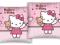 HELLO KITTY z misiem POSZEWKA jasiek 40x40 J26