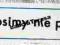 PROSIMY NIE PALIĆ - tabliczka informująca ,plastik