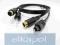 przewód optyczny toslink + s-video svhs 0,5m