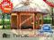 Drewniana altanka ogrodowa 9,9m2
