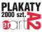 PLAKAT PLAKATY A2 2000 egz. 48H FULL COLOR - PROMO