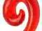 Spirala, rozpychacz akrylowy czerwony 2mm