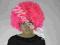 *MarcoStr*Nowa peruka AFRO różowa włosy kręcone