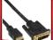 Kabel InLine HDMI nd DVI Adapter 7.5m - czarny Skl