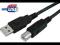 LH2 KABEL DRUKARKOWY USB 2.0 A-B M/M 3,0 m CZARNY