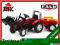 Traktor ciągnik + przyczepa KOPARKA 1051M Czerwony