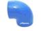 Kolanko 90 stopni 70mm niebieskie
