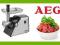 MASZYNKA DO MIESA ZE STALI INOX 1000W AEG FW 5549