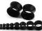 AKRYLOWY PUSTY PLUG PLUGI TUNEL TUNELE CZARNY 4MM