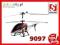 3ch Duży Helikopter Double Horse 9097 Gyro LED