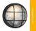 LampySklep24 Lampa kinkiet ANOLA czarna IP44 88803