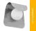 LampySklep24 Lampa kinkiet NAGO 1 srebrna IP44