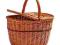 KOSZ WIKLINOWY NA ZAKUPY PIKNIK GRZYBY OWALNY