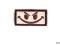 Naszywka PVC 3D rzep - EVIL SMILEY DESERT