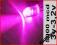 DIODA LED FIOLETOWA 5 mm BARDZO MOCNA 100szt