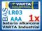 Bateria VARTA Industrial LR03 _ AAA _ alkaiczna