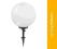 LampySklep24 Lampa stojąca TERRALUNA czarna IP44