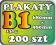200szt Plakaty B1 130g TRANSPORT GRATIS! PROJEKT!