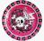 Talerzyki Rockowe Piratki 18cm 6szt Urodziny Party