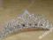 -MARGUT- Diadem Tiara Korona na grzebieniu 08-12