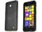 Czarne elastyczne etui Gel Nokia Lumia 635 + folia