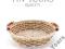 RATTANOWY KOSZYK NA OWOCE LUB PRZYBORY 26x26x7cm