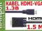 ~KRÓL!! KABEL HDMI-VGA 1,5M DUAL 1,3b ~ GOLD HD8~