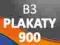 PLAKATY B3 900 szt. + PROJEKT I DOSTAWA 0 zł