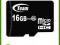 Team Group karta microSDHC 16GB Class10 + adapter