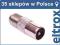 Redukcja gniazdo F / wtyk antenowy eFka 7063
