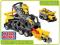 Mega Bloks CAT Samochód platforma + autka 00652