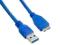 4WORLD Kabel USB 3.0 AM- Micro BM 3.0m|niebieski