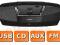 RADIO BOOMBOX BLAUPUNKT BB12BK CD/MP3/USB/AUX