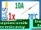 Bezpiecznik termiczny _ 10A _ 250V _ 70C