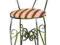 KRZESŁO RETRO Krzesła Metaloplastyka Siedzisko