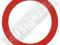 Znak BHP Drogi Wewnętrzne Zakaz ruchu w ... PVC