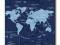 :EWA: Papier do scrapbookingu WORLD MAP