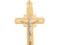 KRZYŻYK ZŁOTY KRZYŻ 585 MADE IN ITALY + GRAWER