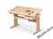 Biurko dziecięce JULIA, sosna, HALMAR, od ręki