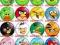 PRZYPINKA 25mm ANGRY BIRDS 24 WZORY