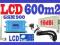 MOCNY WZMACNIACZ GSM Z WYŚ.LCD-600M2+ANTENA 16dBi