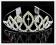 Diadem tiara korona opaska cyrkonie ślub 71