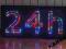 LED REKLAMA 24 h 65x32cm GWAR.szyld diodowy