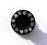 TUNEL  CZARNY 10mm z cyrkoniami stal 316 L