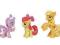 MY LITTLE PONY Trójpak Zestaw 3 mini KUCYKÓW A2032