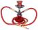 SHISHA RED HOOKAH - DWA WĘŻE (SS004-2H)
