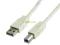 Kabel USB 2.0 A-B 0,8m biały