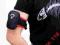 Saszetka opaska na rękę czarna czerwona 7660